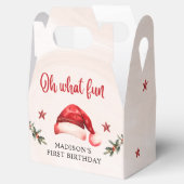 Kerstmis Santa Hat Verjaardagsfeest Bedankdoosjes (Geopend)