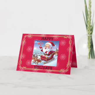 Kerstmis, Santa Houdt Van Jou Bedankkaart