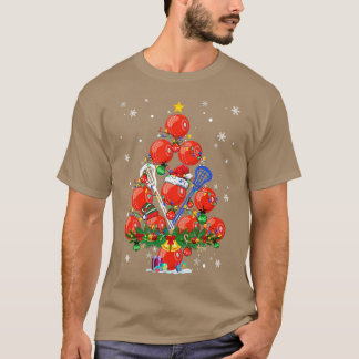 Kerstmis: Santa Pickleball X Mas Lig T-shirt