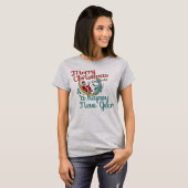 Kerstmis - SANTA & REINDEER - Kerstmis - Nieuwjaar T-shirt (Voorkant volledig)