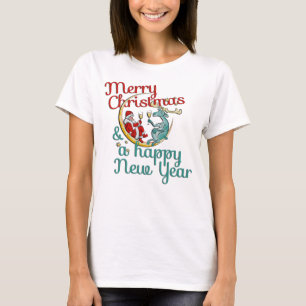 Kerstmis - SANTA & REINDEER - Kerstmis - Nieuwjaar T-shirt