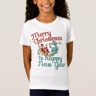 Kerstmis - SANTA & REINDEER - Kerstmis - Nieuwjaar T-shirt