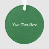 Kerstmis Santa Riding Peppermint Snoep Train Ornament (achterkant)