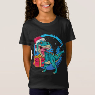 Kerstmis Santa Saurus Rex T-shirt