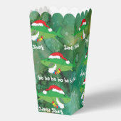 Kerstmis Santa Shark Favor Boxen Bedankdoosjes (Achterkant)