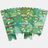 Kerstmis Santa Shark Favor Boxen Bedankdoosjes (Ongevouwen)