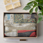 Kerstmis Santa Truck Labrador Decoupage Tissuepapier (Geschenk)