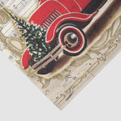 Kerstmis Santa Truck Labrador Decoupage Tissuepapier (Detail)