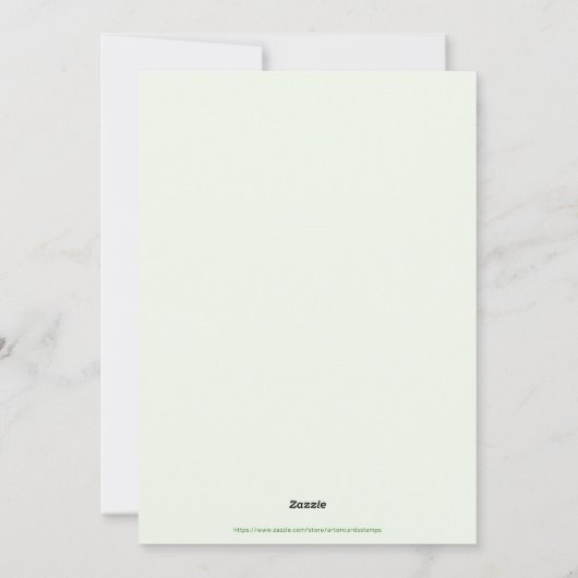  Kerstmis Santa Wenskaart Feestdagenkaart (Achterkant)