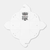 Kerstmis - Santa's Box of Coal Bedankdoosjes (Uitgevouwen)