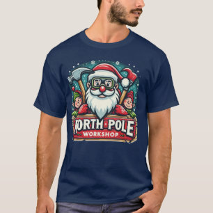 Kerstmis🎄 Santa's Workshop 🎅 Noordpool Lapland T-shirt