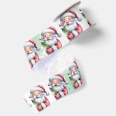 Kerstmis  satijnen lint (Achterkant)