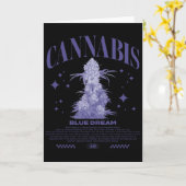 Kerstmis Sativa Hybride Stam Blue Dream Kaart (Gele Bloem)
