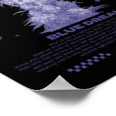 Kerstmis Sativa Hybride Stam Blue Dream Poster (Hoek)