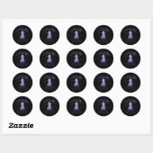 Kerstmis Sativa Hybride Stam Blue Dream Ronde Sticker (Vel)