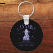 Kerstmis Sativa Hybride Stam Blue Dream Sleutelhanger (Voorkant)