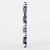 Kerstmis, Scandinavische Folk Blue en White Case-Mate iPhone Case (Achterkant/rechts)