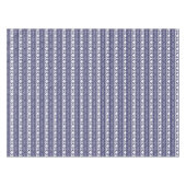 Kerstmis, Scandinavische Folk Blue en White Tafelkleed (Voorkant (Horizontaal))