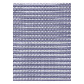 Kerstmis, Scandinavische Folk Blue en White Tafelkleed (Voorkant)