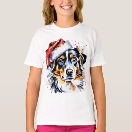 Kerstmis schattige puppy t-shirt