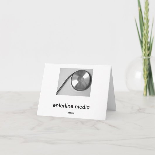 Kerstmis Schedel Lichten kaart (Achterkant)