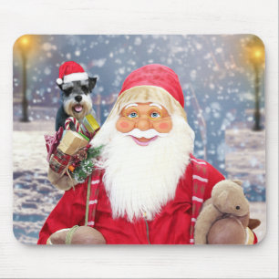 Kerstmis Schnauzer Dog Muismat