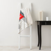 Kerstmis Schnauzer Dog Santa Hat Sherpa Blanket Sherpa Deken (In situ)