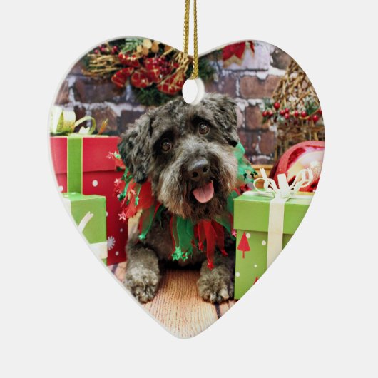 Kerstmis - Schnoedle - Dexter Keramisch Ornament (Rechts)