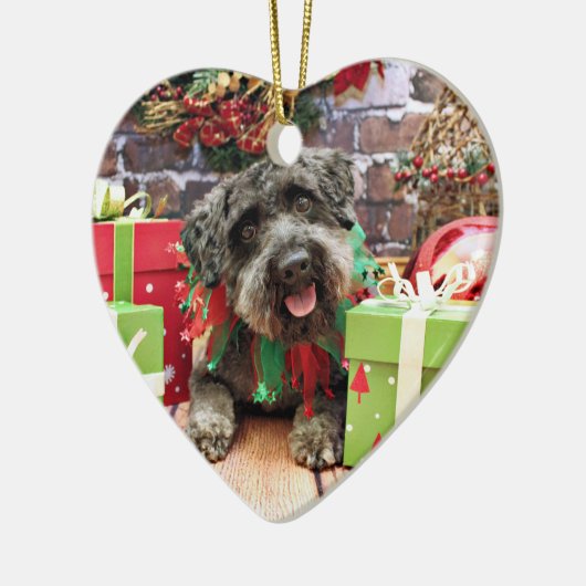 Kerstmis - Schnoedle - Dexter Keramisch Ornament (Links)