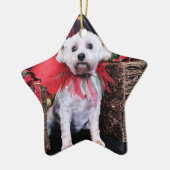 Kerstmis - Schnole - Zoey Keramisch Ornament (Links)