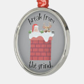 Kerstmis Schoorsteen Humor Ornament (Links)