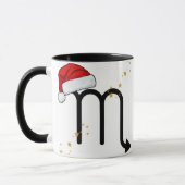 Kerstmis Schorpioen Zodiac Santa Hoed Mok (Links)
