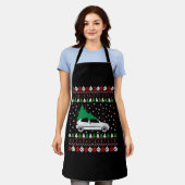 Kerstmis Schort (Gedragen)