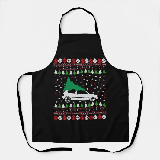 Kerstmis Schort (Voorkant)