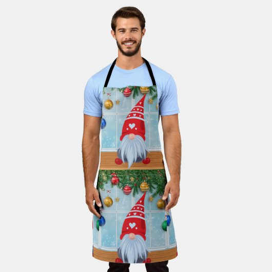 kerstmis schort (Gedragen)