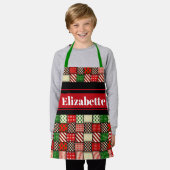 Kerstmis Schort (Gedragen)