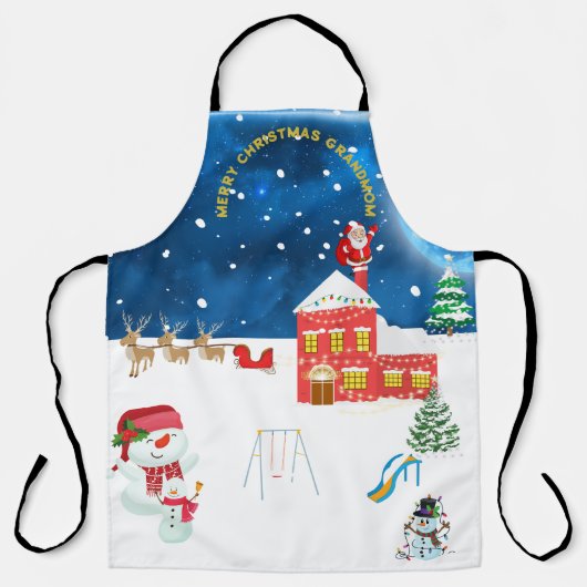 Kerstmis Schort (Voorkant)