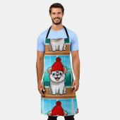 kerstmis schort (Gedragen)