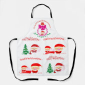 Kerstmis Schort (Voorkant)