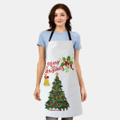 Kerstmis Schort (Gedragen)