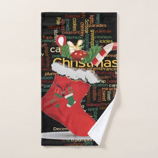 Kerstmis Schort speciale dag Bad Handdoek (Handdoek)