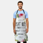 Kerstmis schort voor waardering voor baas bedankt (Gedragen)