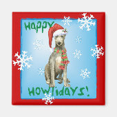 Kerstmis Schotse hond Magneet (Voorkant)