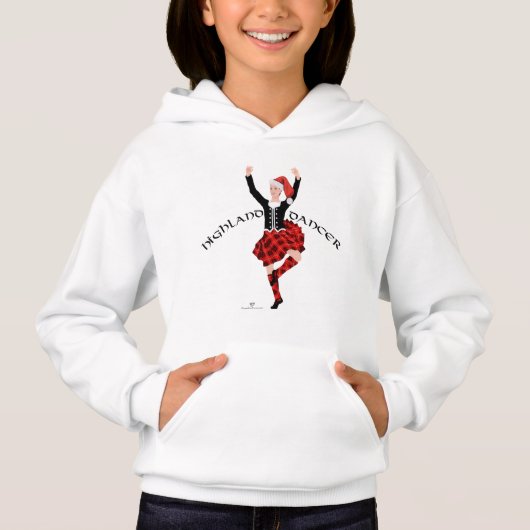 Kerstmis Schotse Hooglandse Danser (Voorkant)