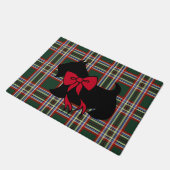 Kerstmis Schotse Terrier Deurmat (Schuin)