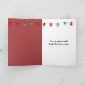 Kerstmis Schotse Terriër Op Vacht Kaart (Binnen)