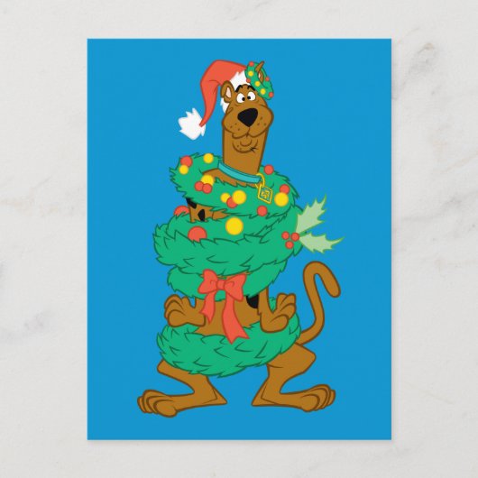 Kerstmis Scooby Feestdagenkaart (Voorkant)