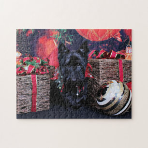 Kerstmis - Scottie - Paisley Legpuzzel