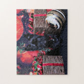 Kerstmis - Scottie - Paisley Legpuzzel (Verticaal)