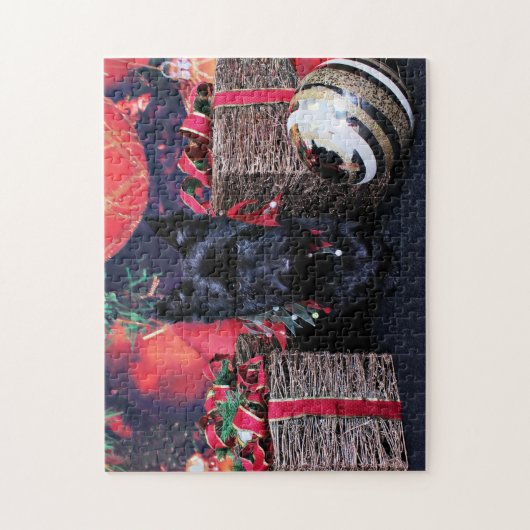 Kerstmis - Scottie - Paisley Legpuzzel (Verticaal)